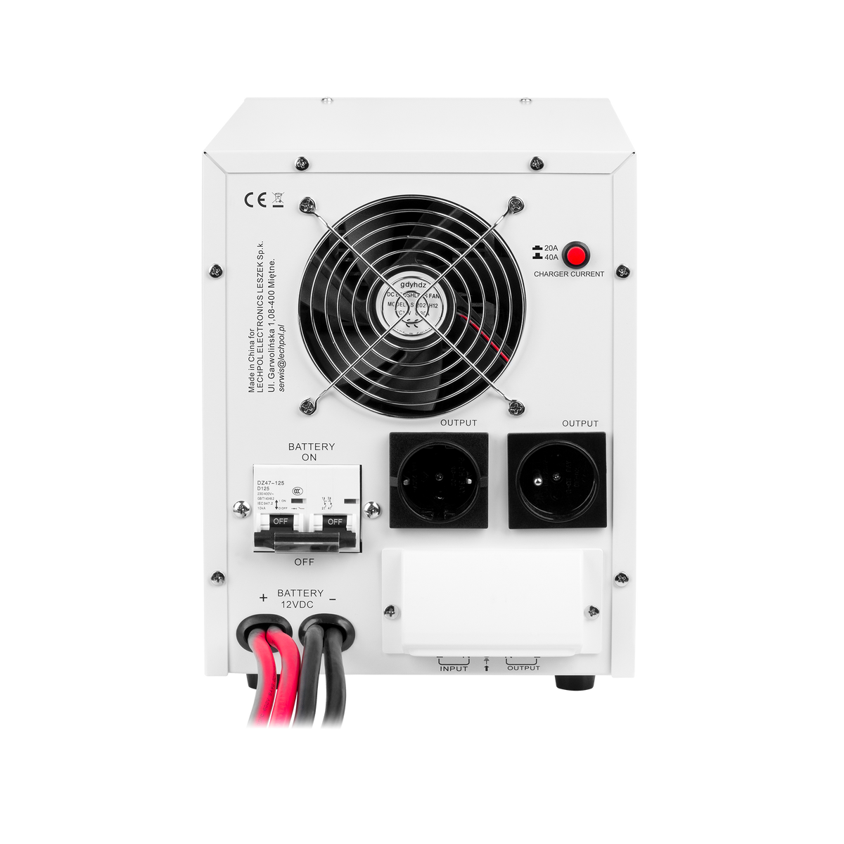 KEMOT PROsinus-2200 Uninterruptible Power Supply (UPS) — a power converter with a pure sine wave output and a charging function — 12V, 230V, 2200VA/1600W - Carlat
