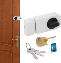KOTARBAU® Additional Lock 60 mm 3 Colours with Outer Cylinder Different Locking Box Lock (Anthracite) Door Lock Door Lock Box Additional Lock - Carlat