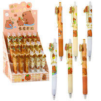 Kapibara Blue Gel Pen, 0.5 mm Ink, 14 cm, Assorted Colors - Carlat