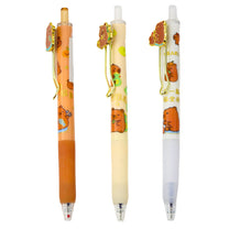 Kapibara Blue Gel Pen, 0.5 mm Ink, 14 cm, Assorted Colors - Carlat