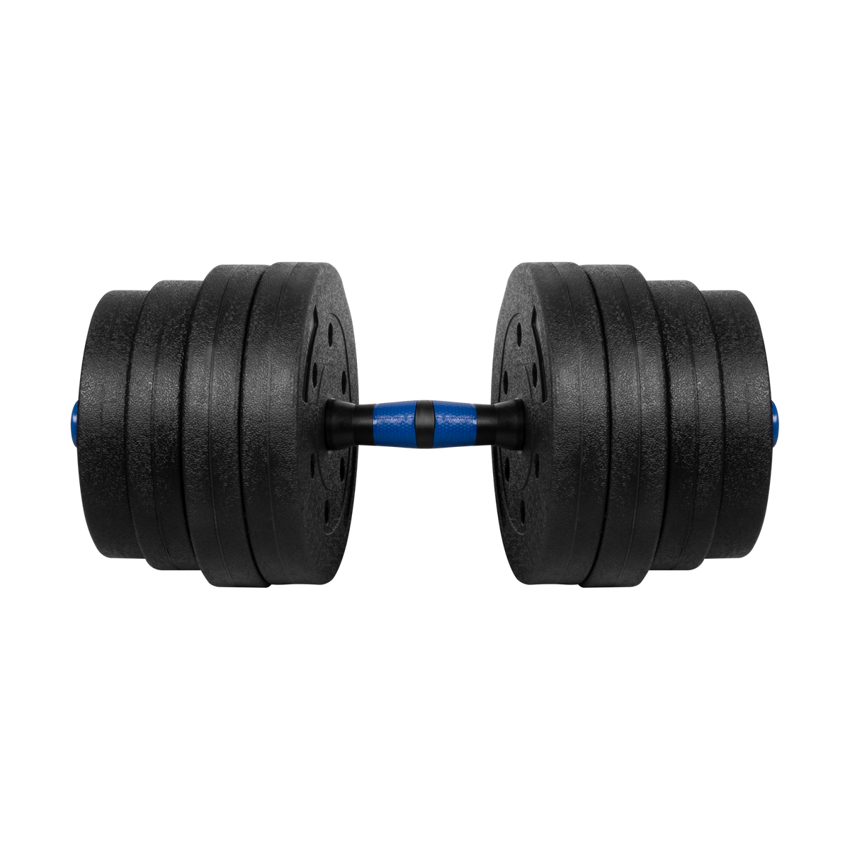 Kettlebells and – REBEL ACTIVE Adjustable Bituminous Dumbbells with Connector, 2x15kg