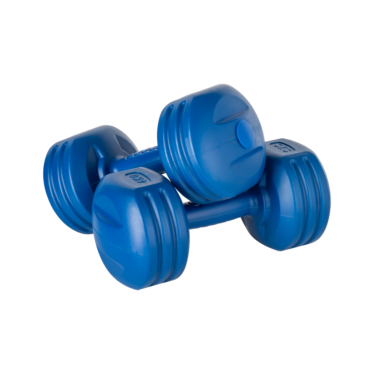 Kettlebells and dumbbells – 2x4 kg Bituminous Dumbbells, REBEL ACTIVE