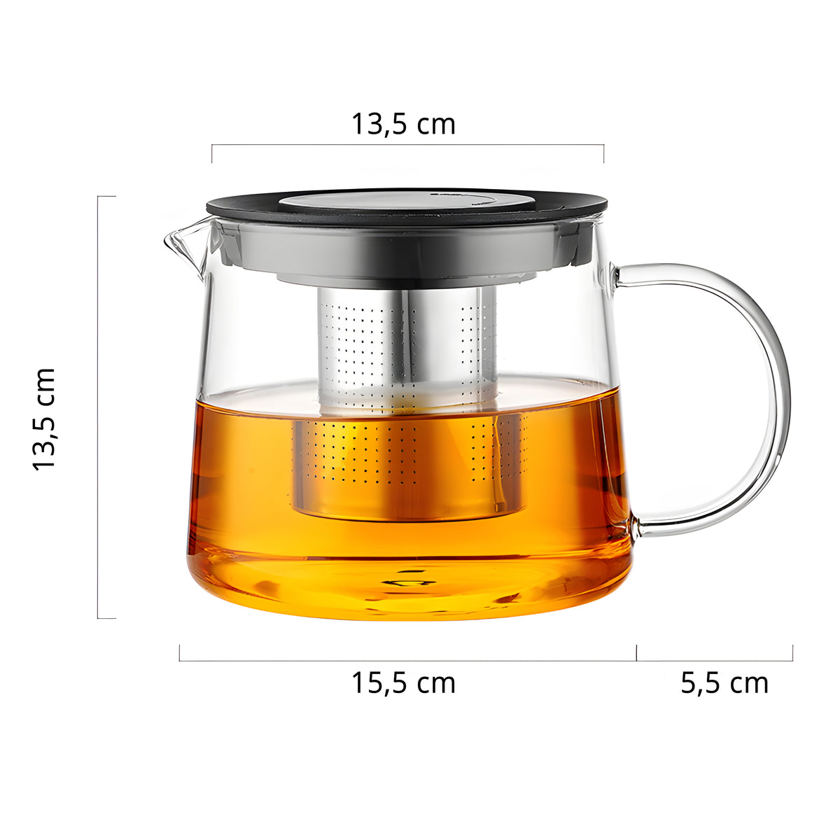 Kitchen Accessories – 1.5-liter glass teapot with infuser and coffee maker - Carlat