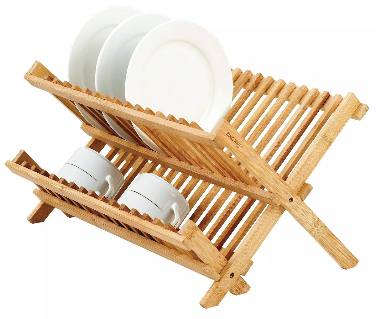 Kitchen Accessories – Kinghoff Bamboo Dish Rack - Carlat