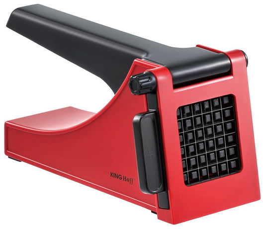 Kitchen Accessories – Potato and French Fry Slicer, Red, Kinghoff, KH-1912 - Carlat