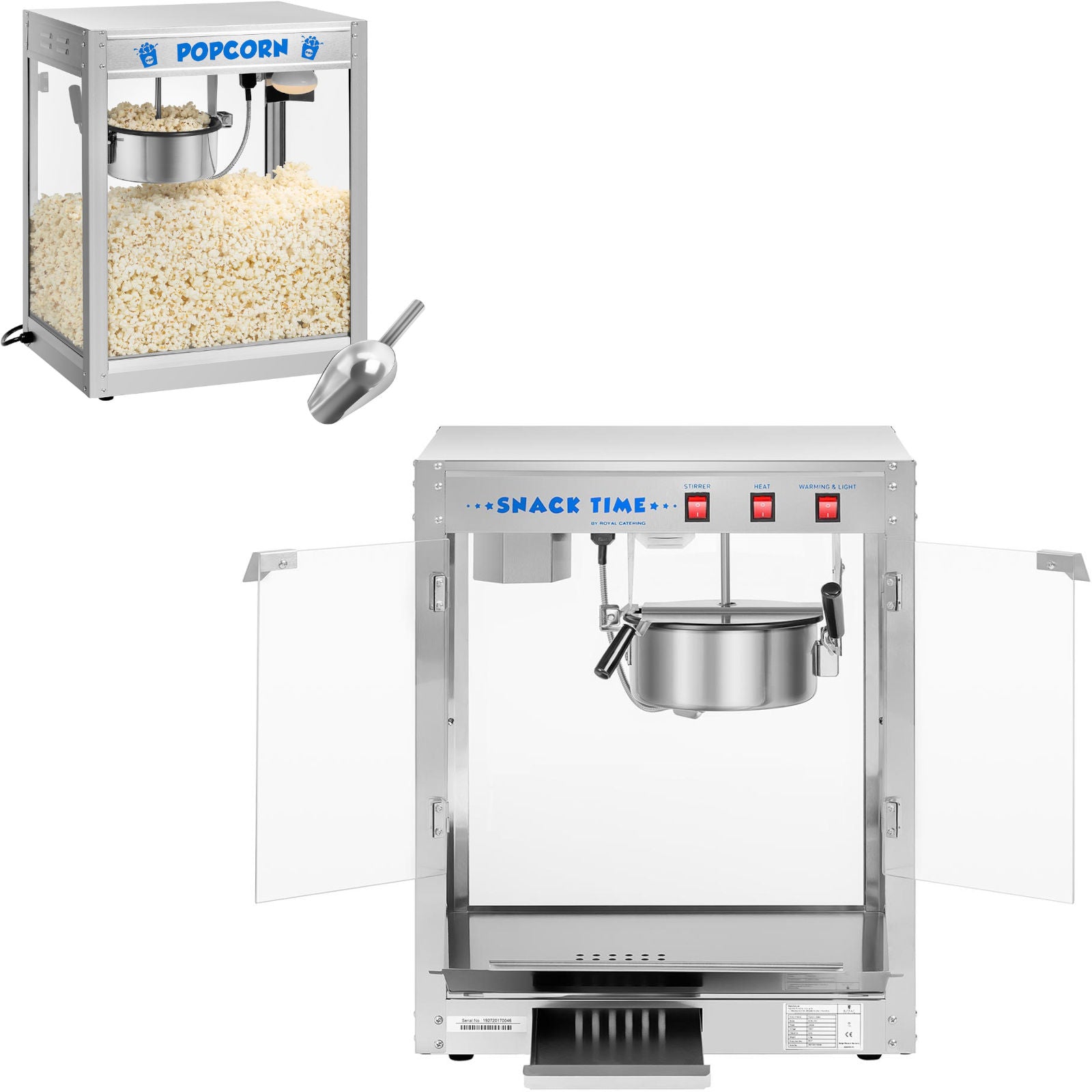 Kitchen Appliances – Bar device popcorn making machine 230V 1350W - Carlat