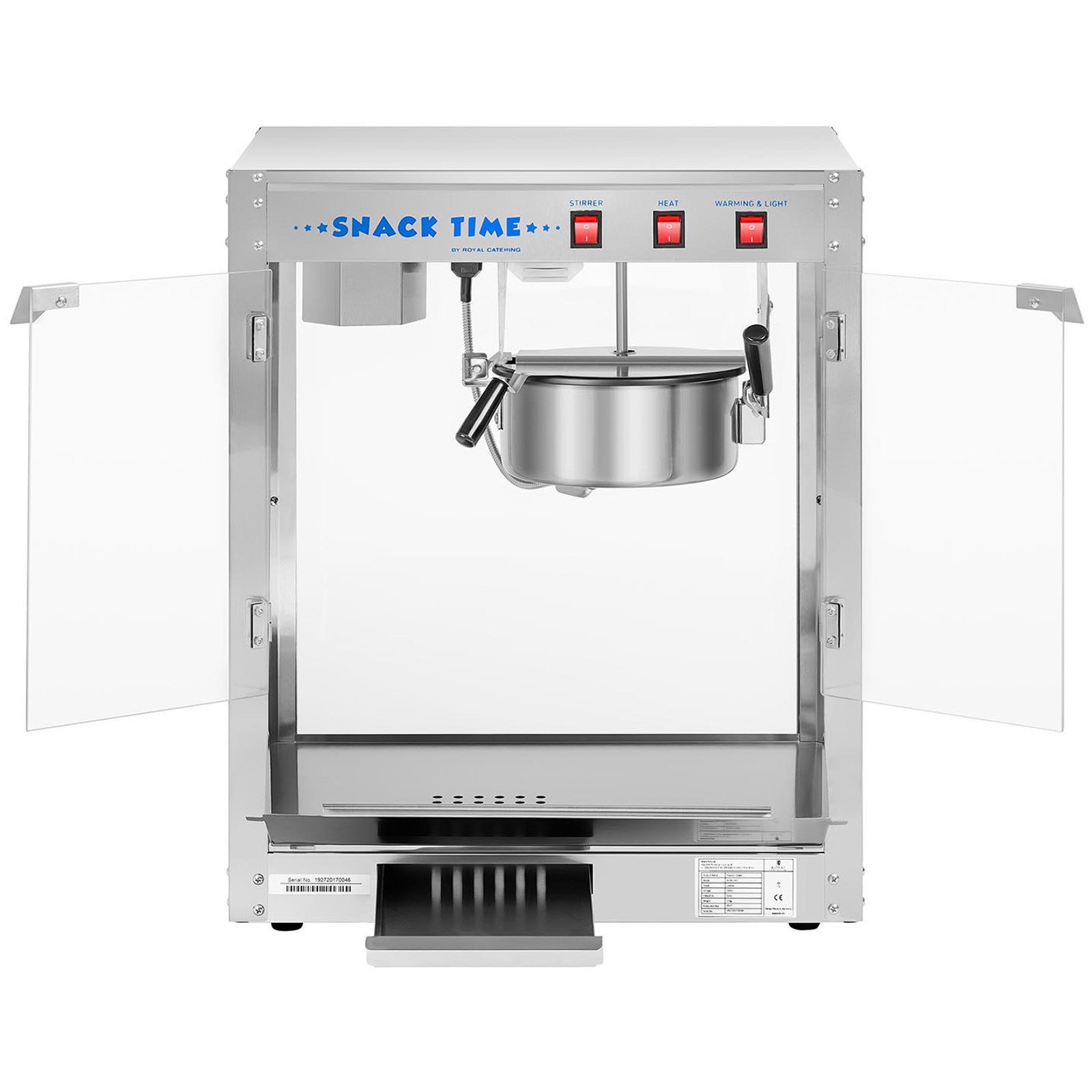Kitchen Appliances – Bar device popcorn making machine 230V 1350W - Carlat