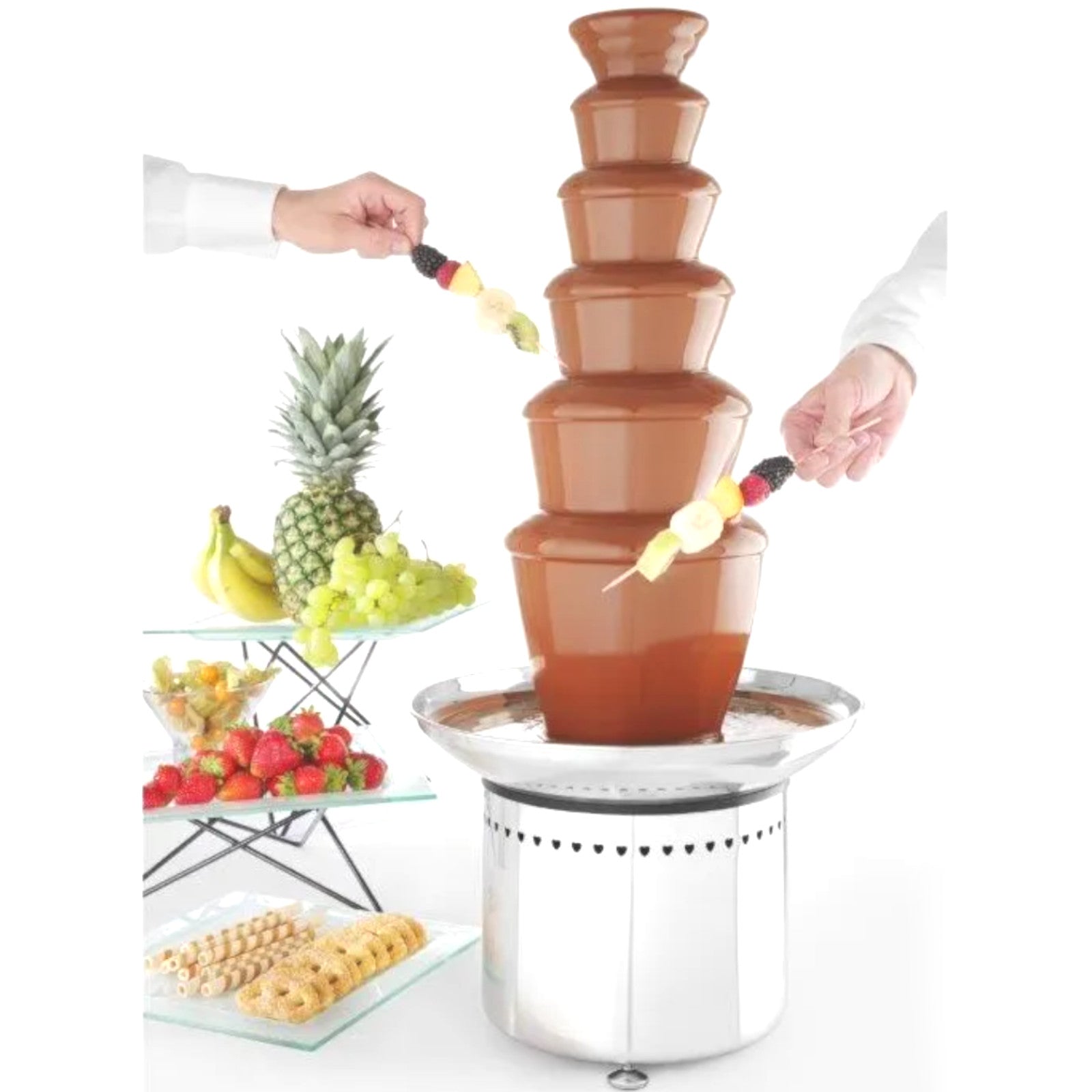 Kitchen Appliances – Chocolate fondue fountain 6 levels, steel, 300 - Carlat