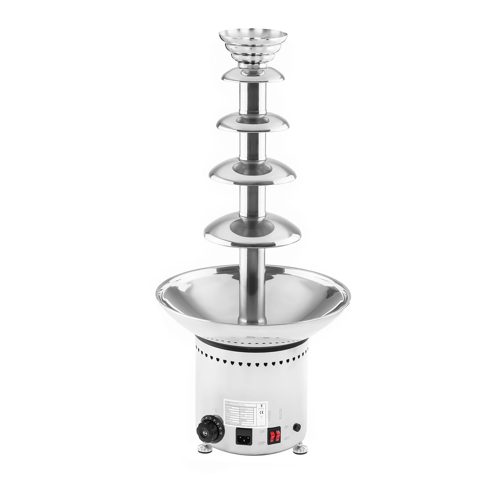 Kitchen Appliances – Chocolate fountain for chocolate 5 tiers 6kg - Carlat