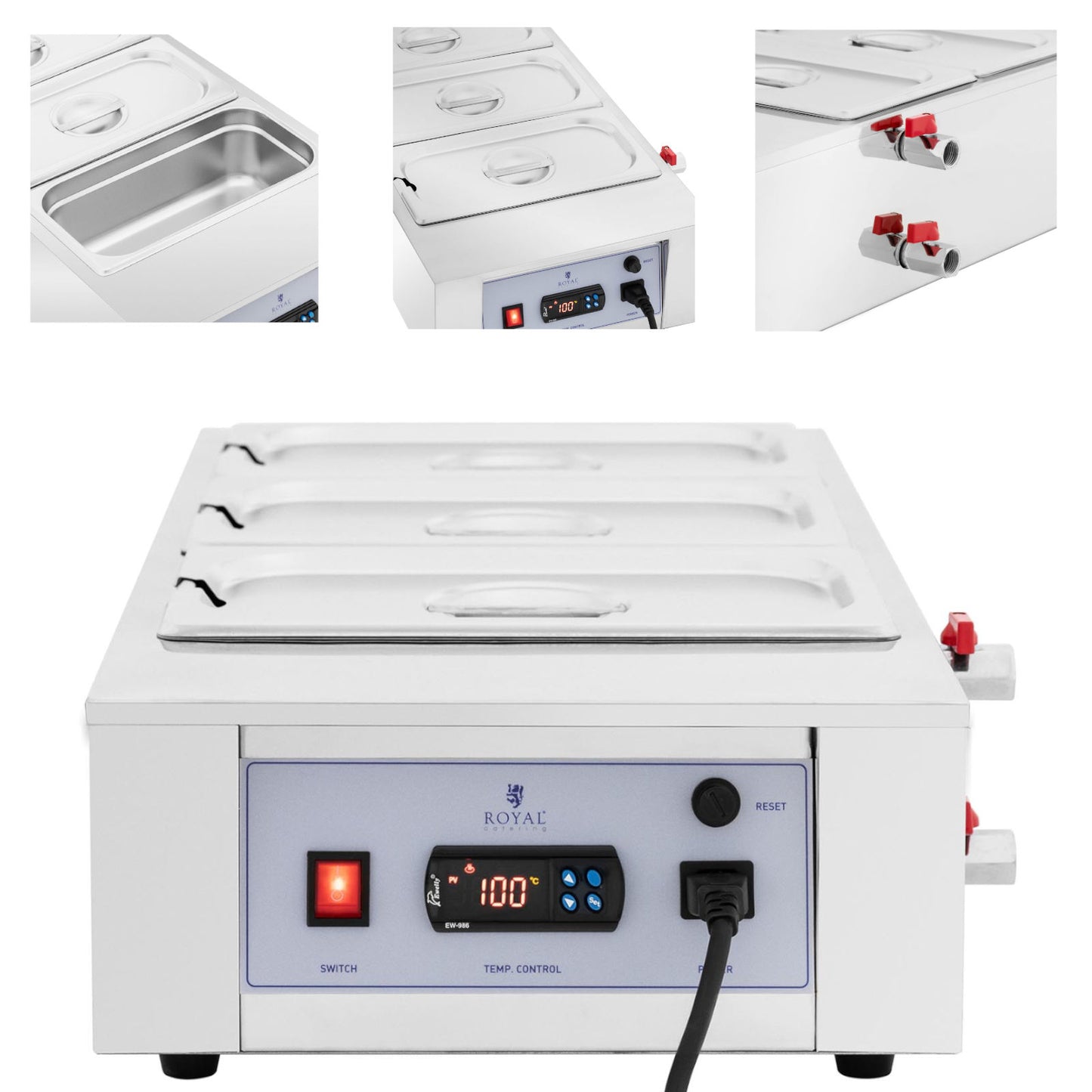 Kitchen Appliances – Electric chocolate sauce warmer 3 x 3.2 - Carlat