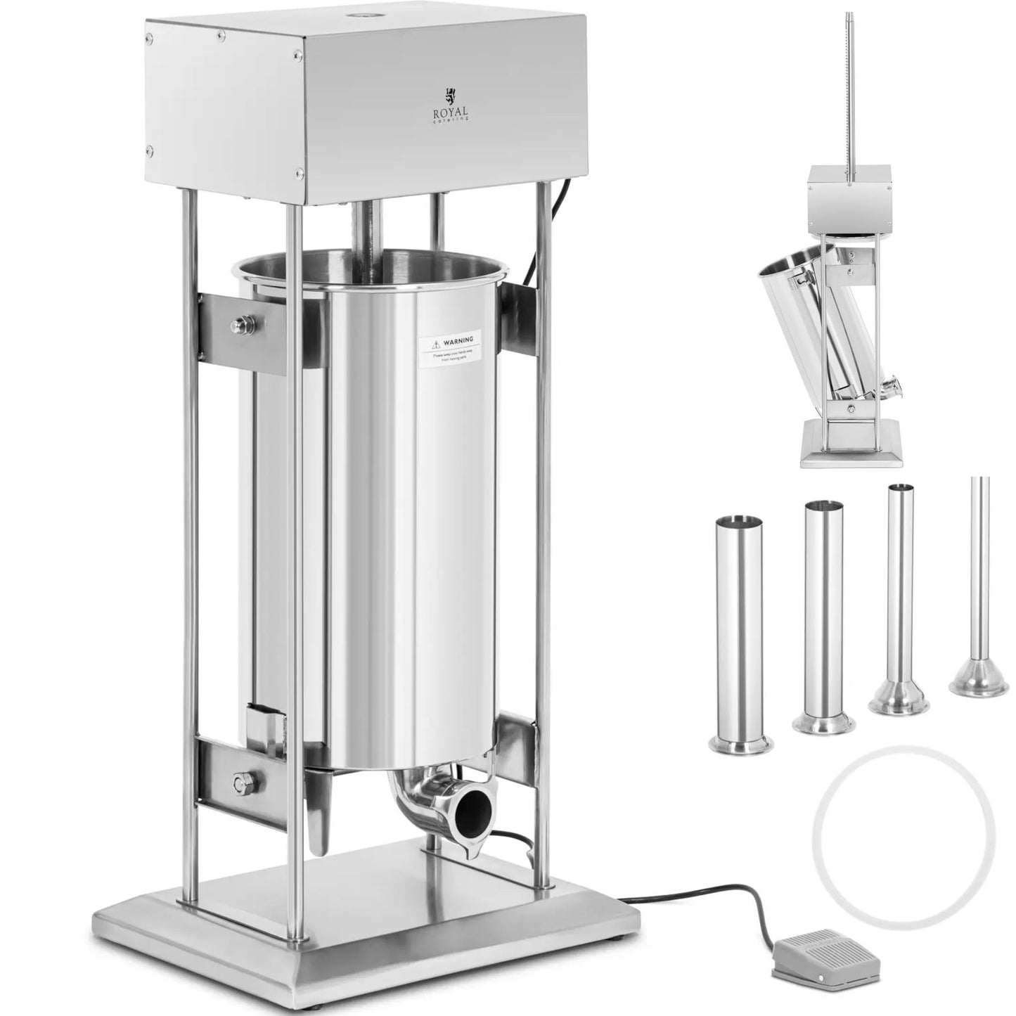 Kitchen Appliances – Electric vertical sausage stuffer, 4 funnels, 25 - Carlat