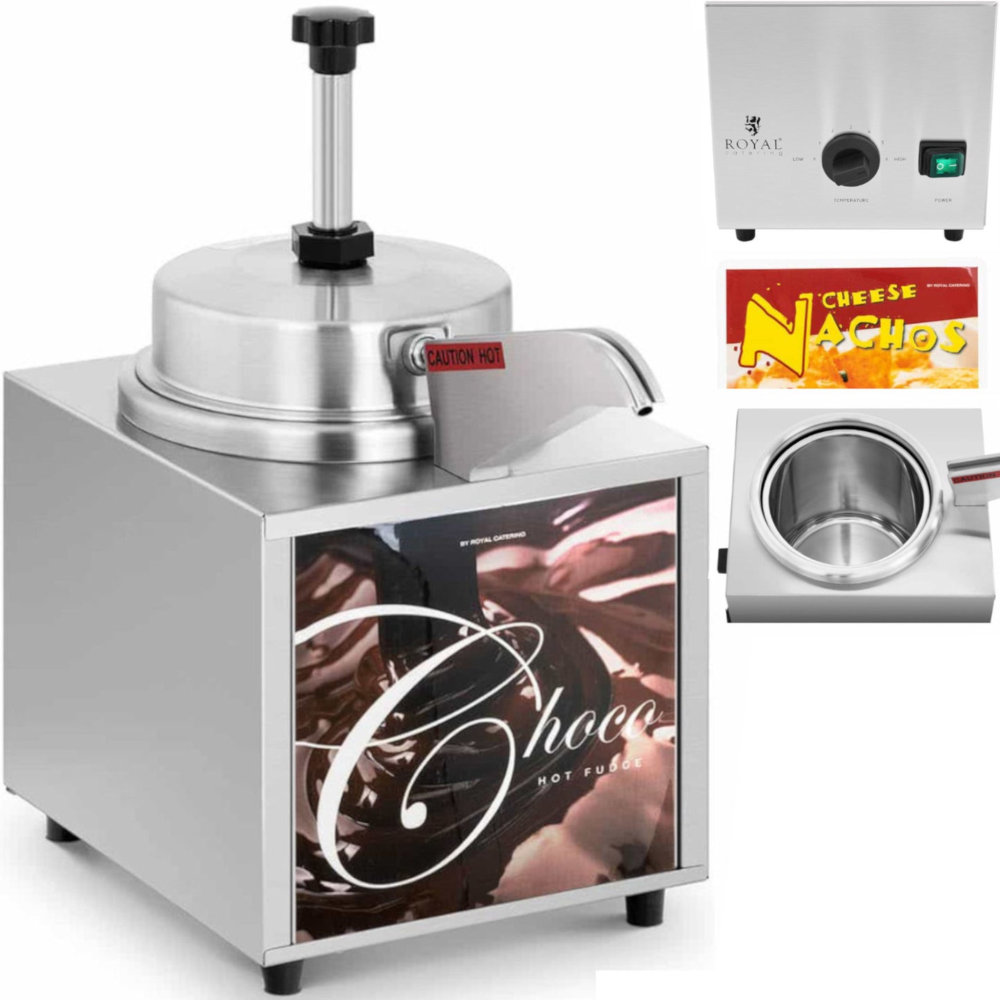 Kitchen Appliances – Electric warmer for chocolate sauces with dispenser - Carlat