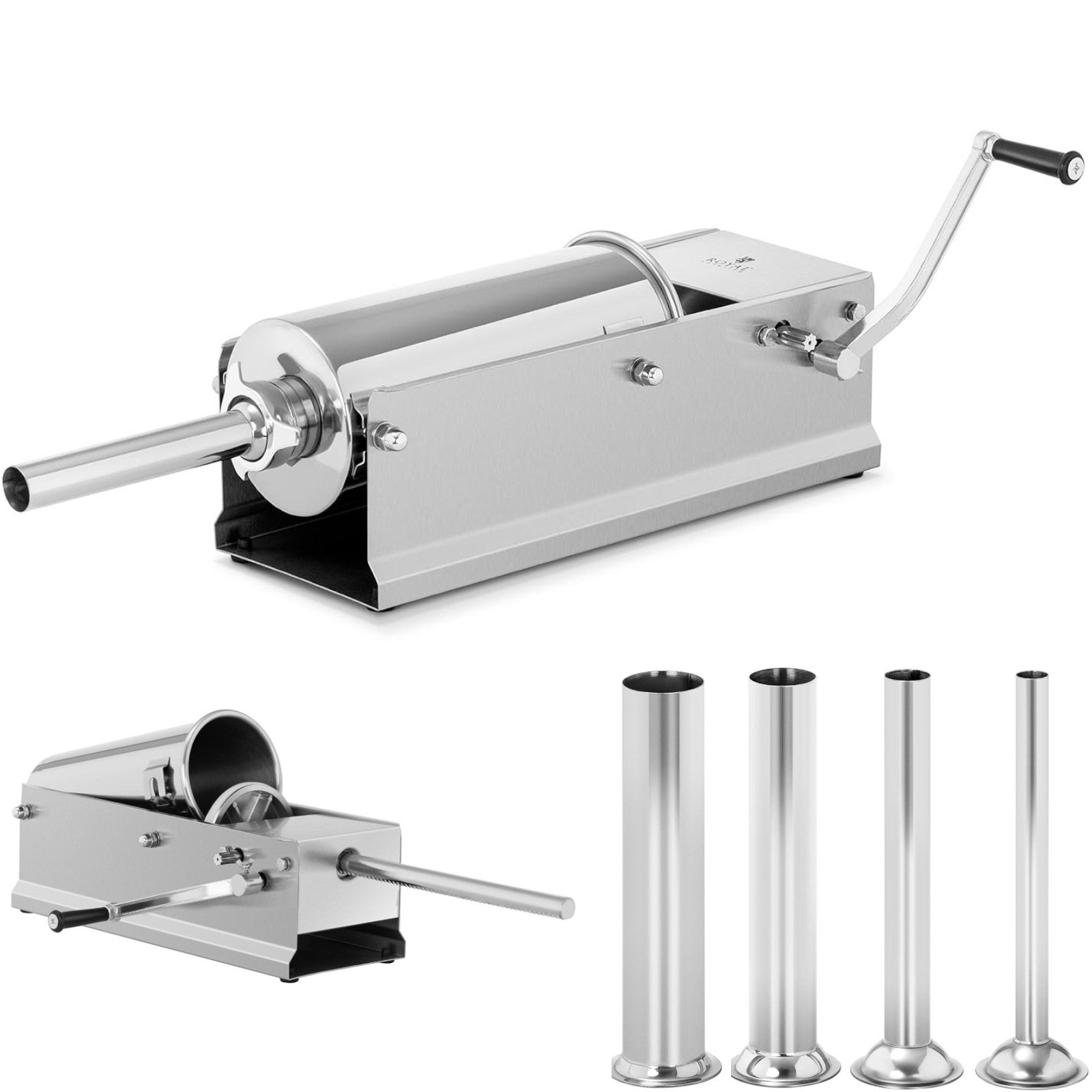 Kitchen Appliances – Filler, manual sausage stuffer, horizontal, 5 l - Carlat