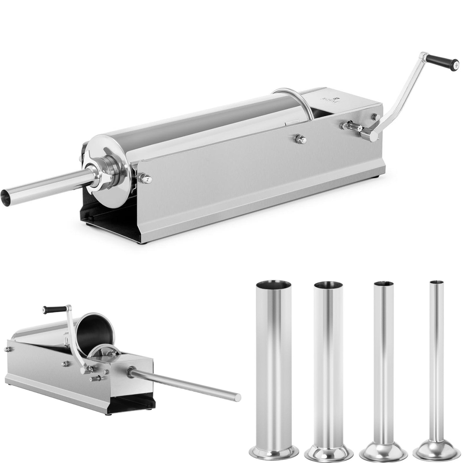 Kitchen Appliances – Filler, manual sausage stuffer, horizontal, 7 liters - Carlat