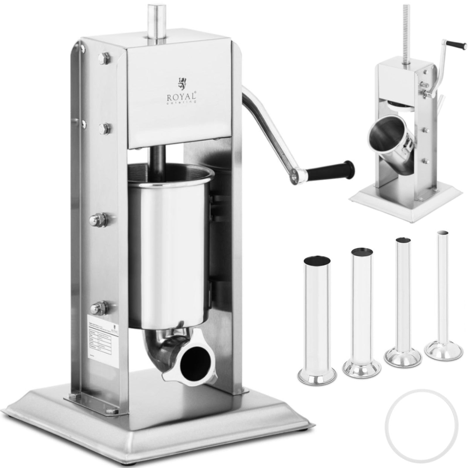 Kitchen Appliances – Filler sausage stuffer vertical manual stainless steel - Carlat