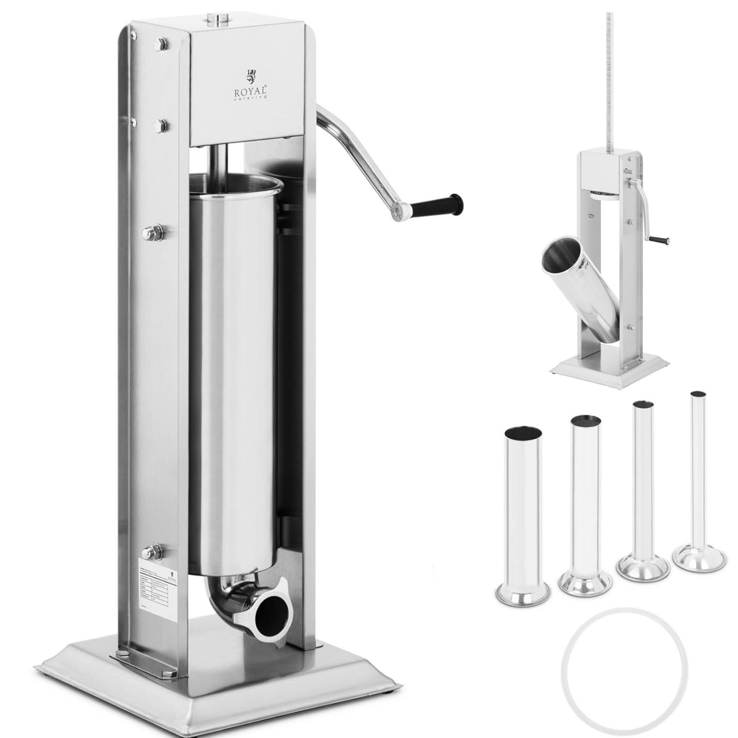 Kitchen Appliances – Filler, vertical sausage stuffer, manual, 5 l - Carlat