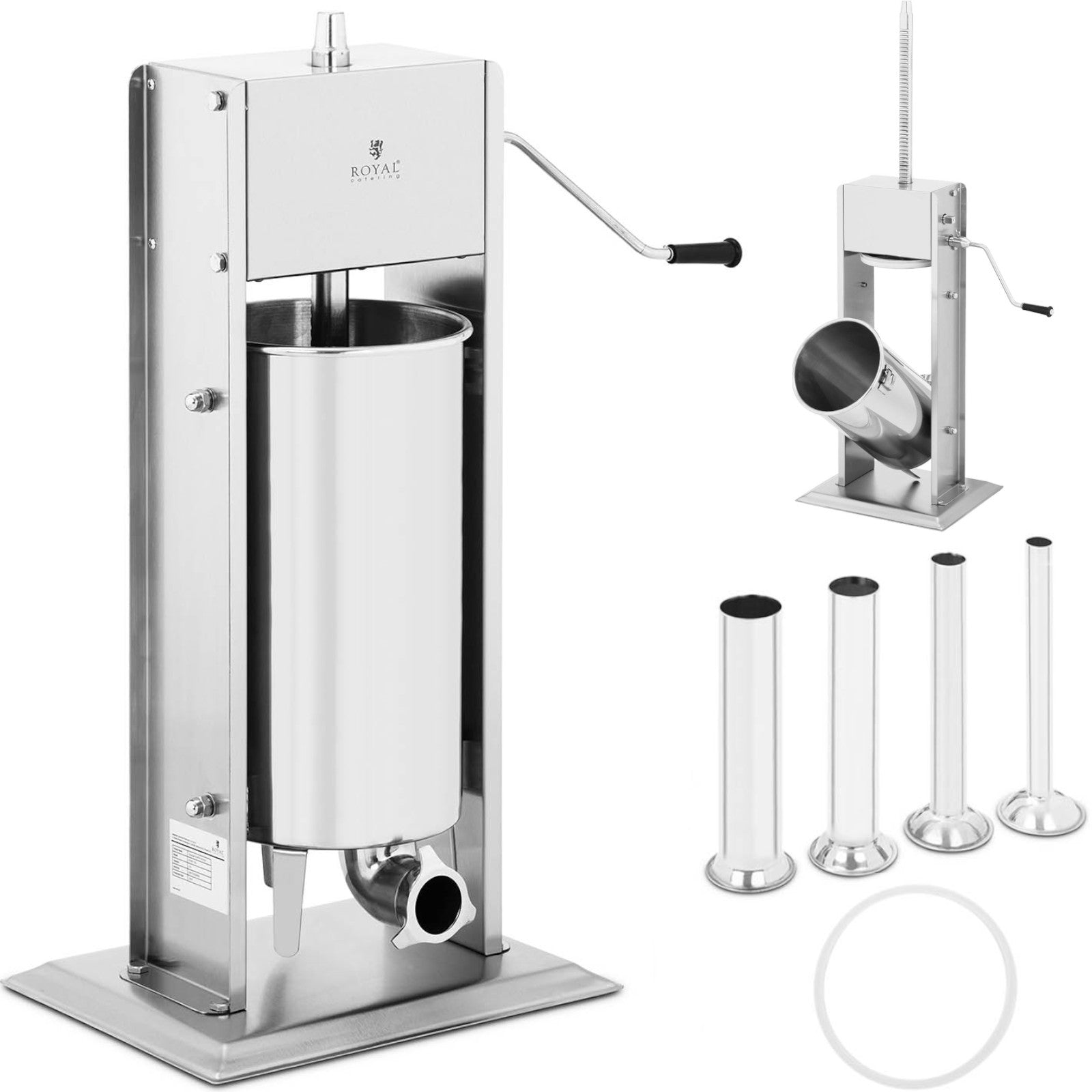 Kitchen Appliances – Filler, vertical sausage stuffer, manual, 5 l - Carlat