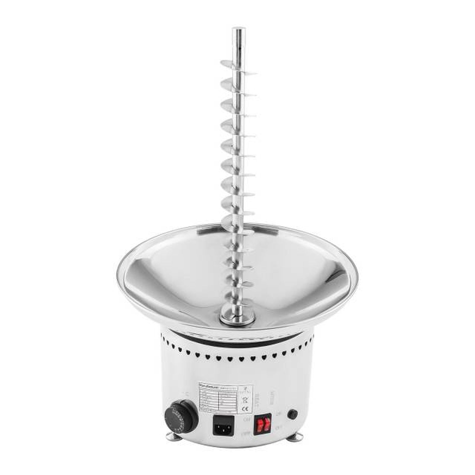 Kitchen Appliances – Fontanna do FONDUE z czekolady stalowa 4 - Carlat