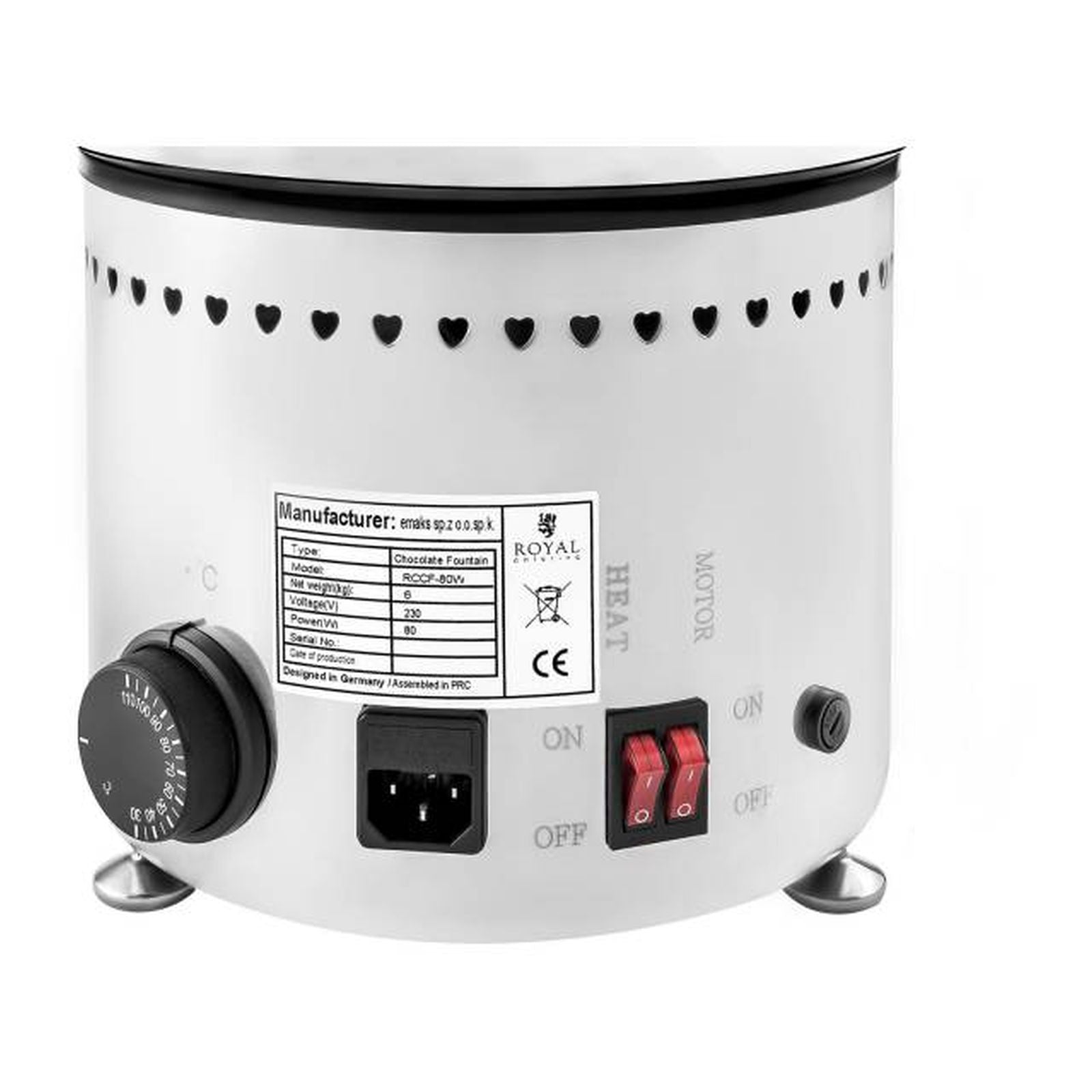 Kitchen Appliances – Fontanna do FONDUE z czekolady stalowa 4 - Carlat