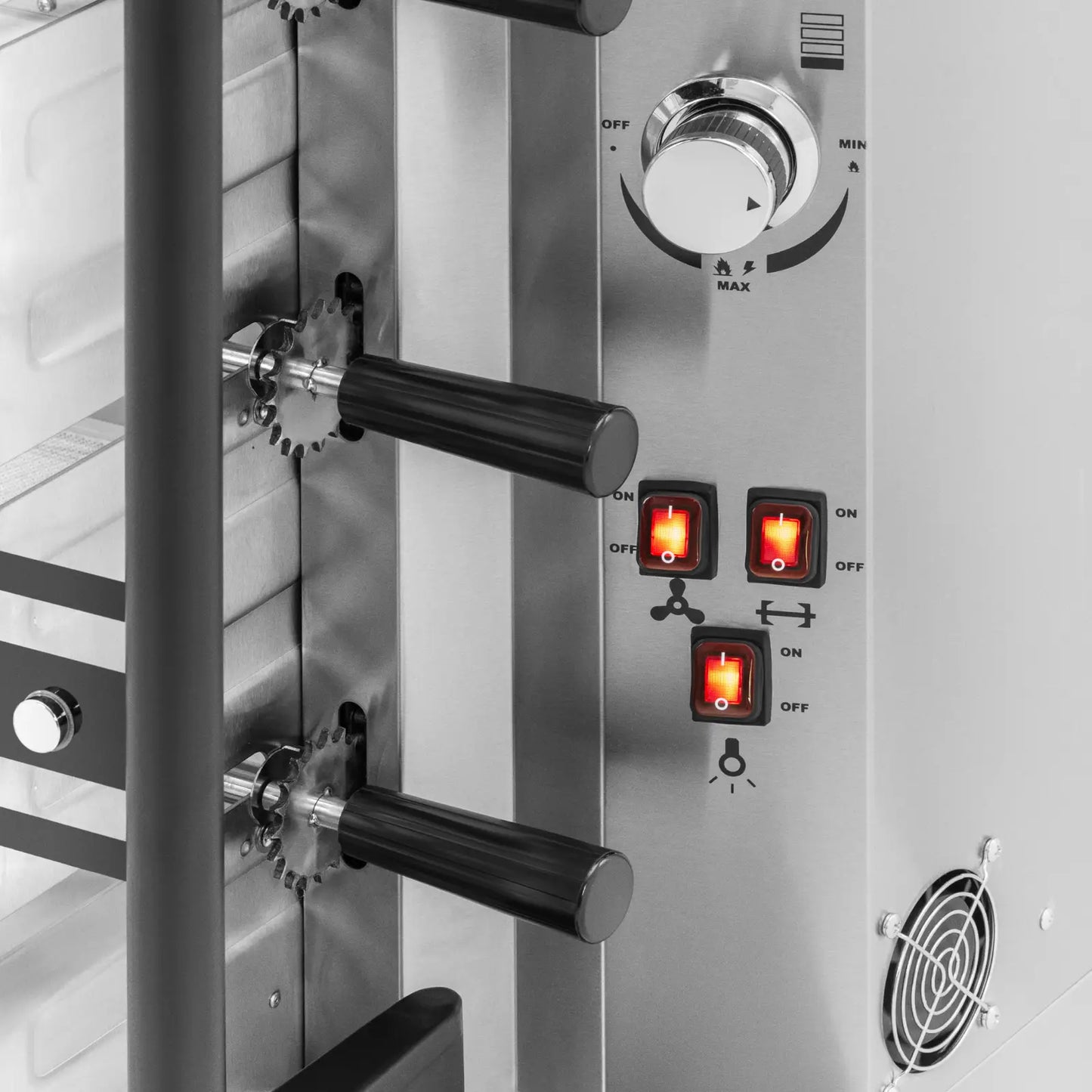 Kitchen Appliances – Gas grill, 6 skewers, for 36 chickens, - Carlat