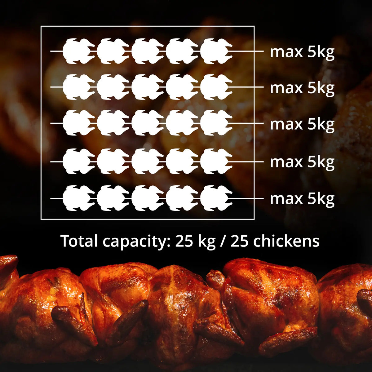 Kitchen Appliances – Gas rotisserie grill for 25 chickens, 5 - Carlat
