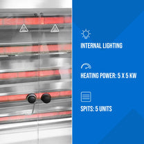 Kitchen Appliances – Gas rotisserie grill for 25 chickens, 5 - Carlat