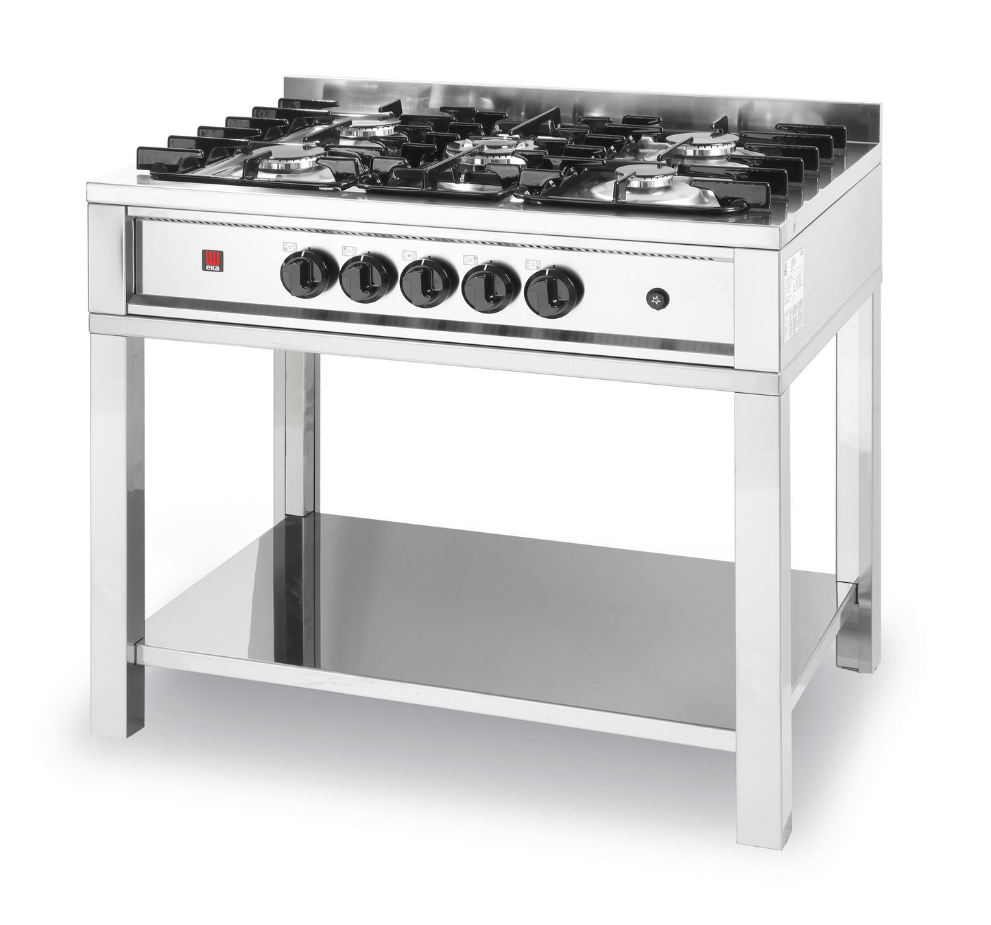 Kitchen Appliances – Kuchnia gazowa 5 palników na podstawie otwartej - Carlat