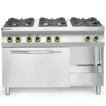 Kitchen Appliances – Kuchnia gazowa 6 palników z piekarnikiem elektrycznym - Carlat