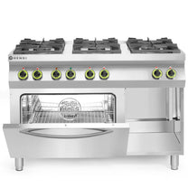 Kitchen Appliances – Kuchnia gazowa 6 palników z piekarnikiem elektrycznym - Carlat
