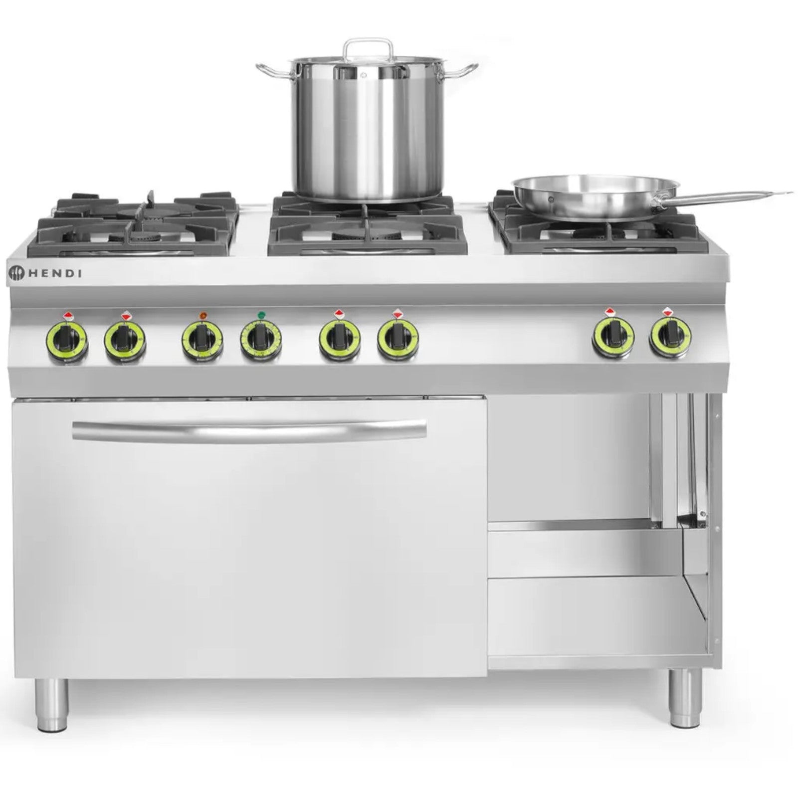 Kitchen Appliances – Kuchnia gazowa 6 palników z piekarnikiem elektrycznym - Carlat