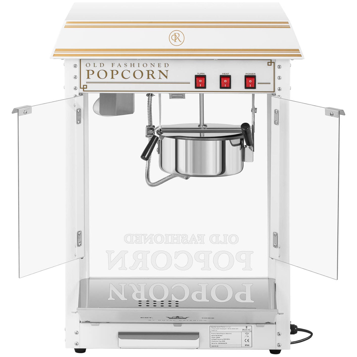 Kitchen Appliances – Machine retro popcorn popper TEFLON 1600 W - Carlat