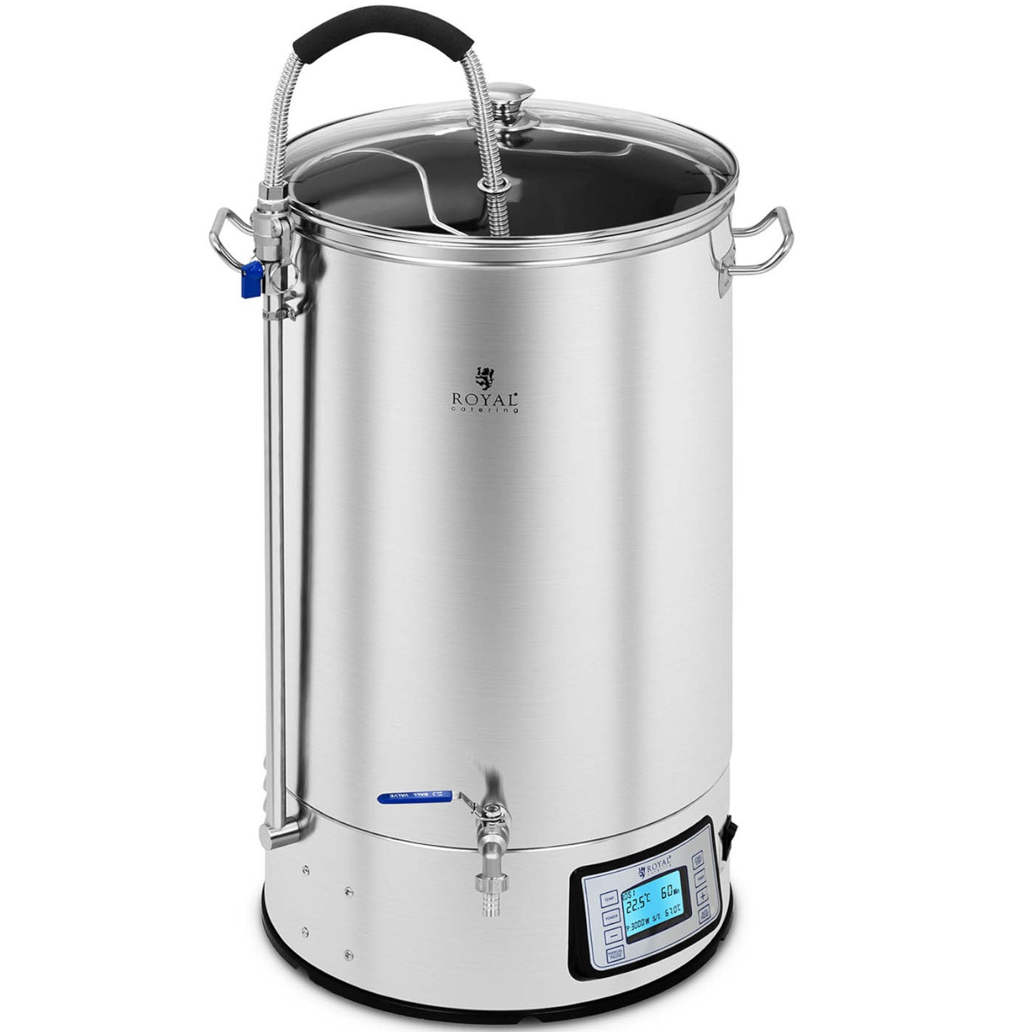 Kitchen Appliances – Mash kettle for beer production, stainless steel - Carlat