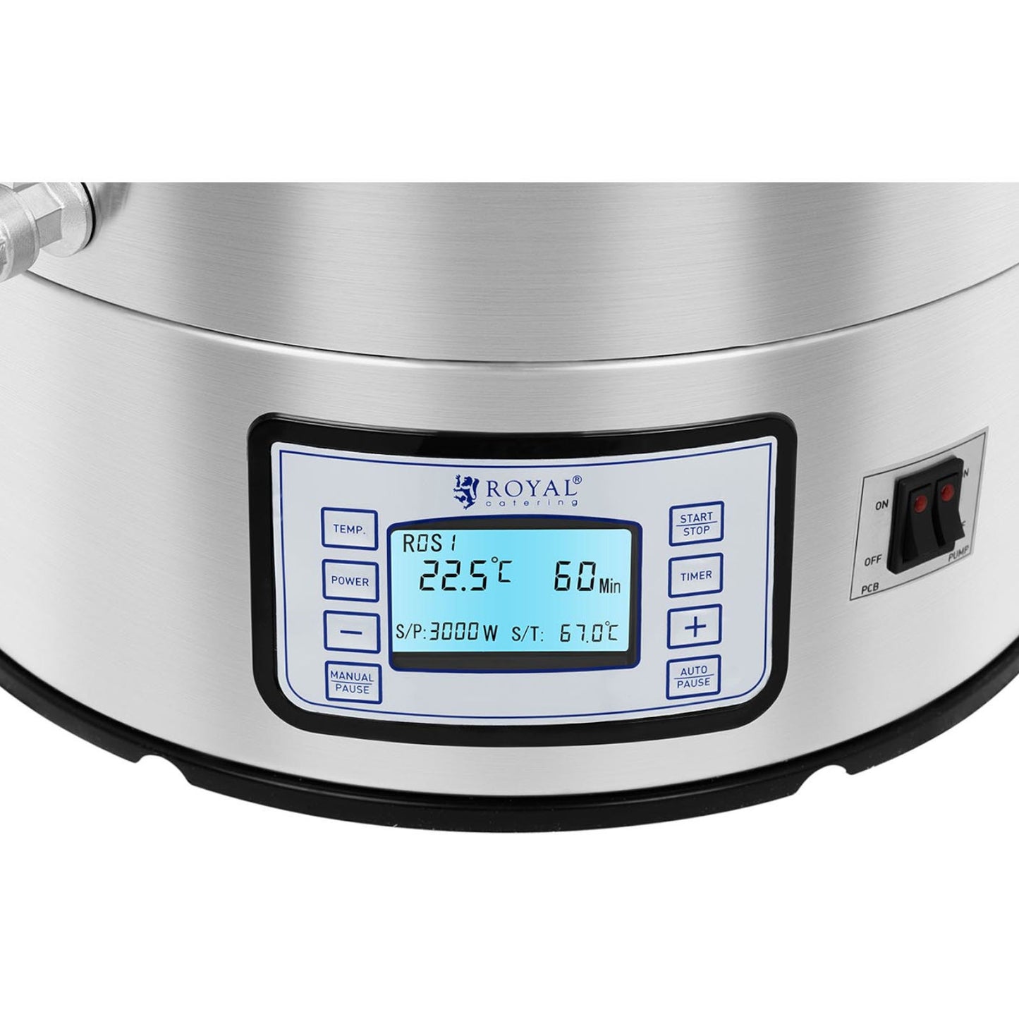 Kitchen Appliances – Mash kettle for beer production, stainless steel - Carlat