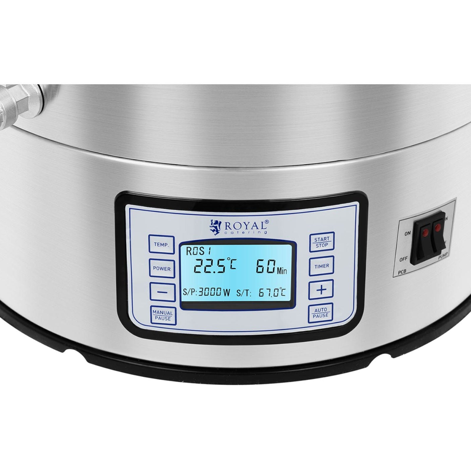Kitchen Appliances – Mash kettle for beer production, stainless steel - Carlat