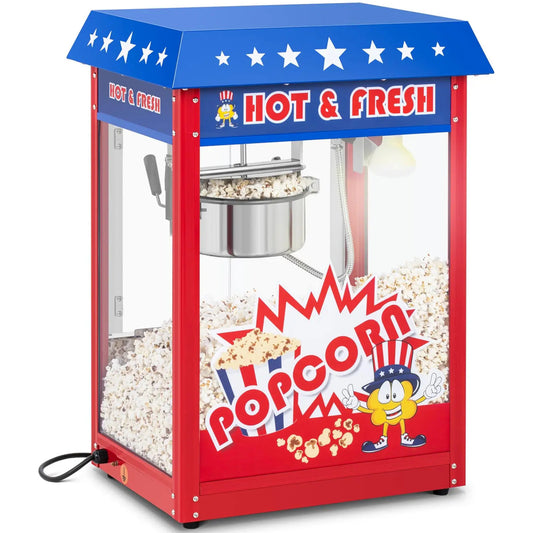 Kitchen Appliances – Maszyna do popcornu z niebieskim daszkiem TEFLON - Carlat
