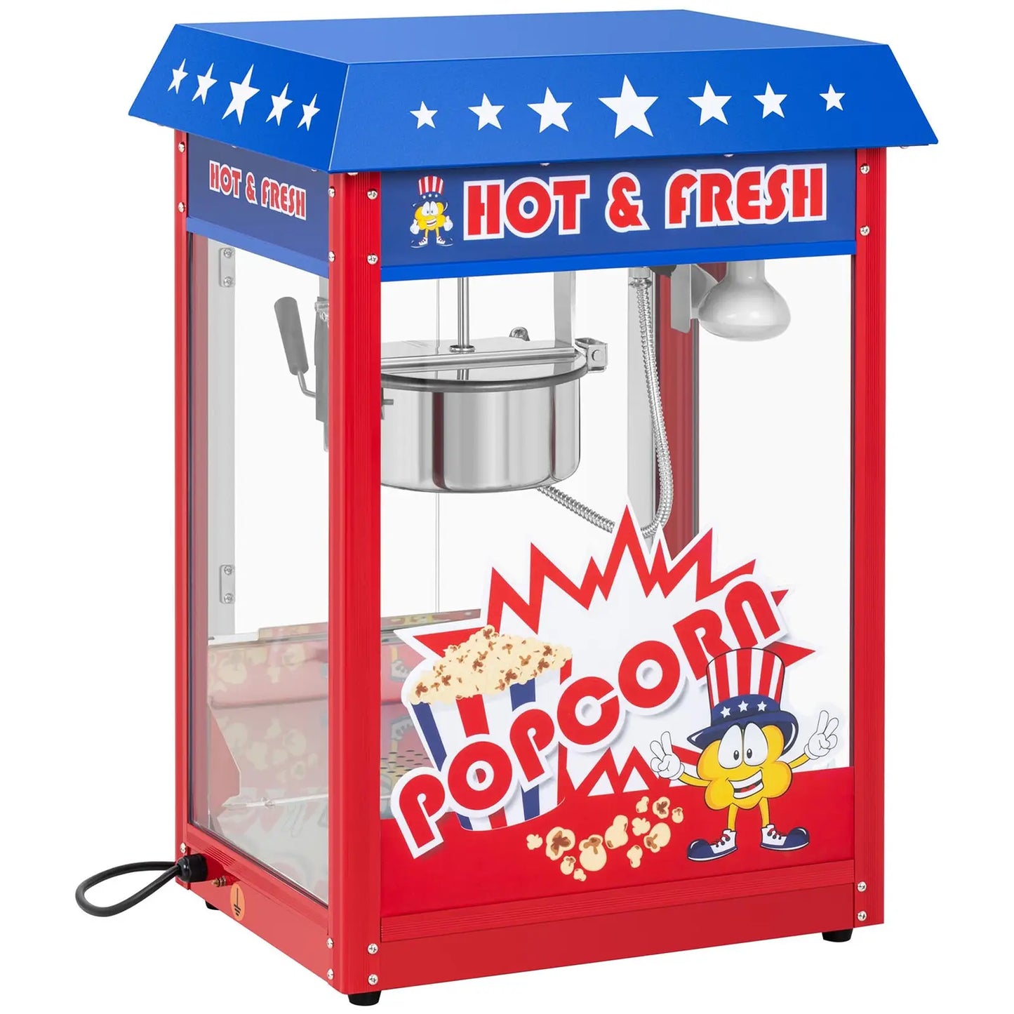 Kitchen Appliances – Maszyna do popcornu z niebieskim daszkiem TEFLON - Carlat