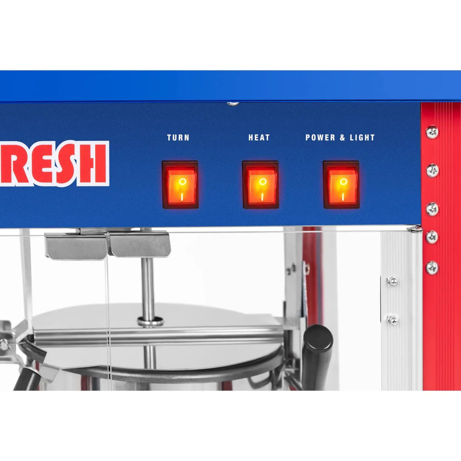 Kitchen Appliances – Maszyna do popcornu z niebieskim daszkiem TEFLON - Carlat