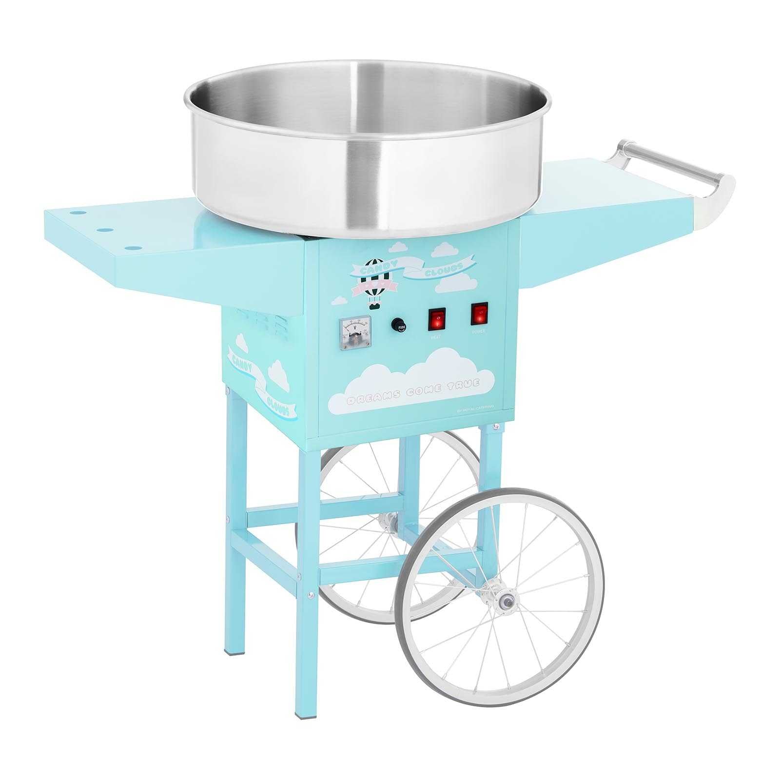 Kitchen Appliances – Mobile cotton candy machine, turquoise, diameter. 520mm - Carlat