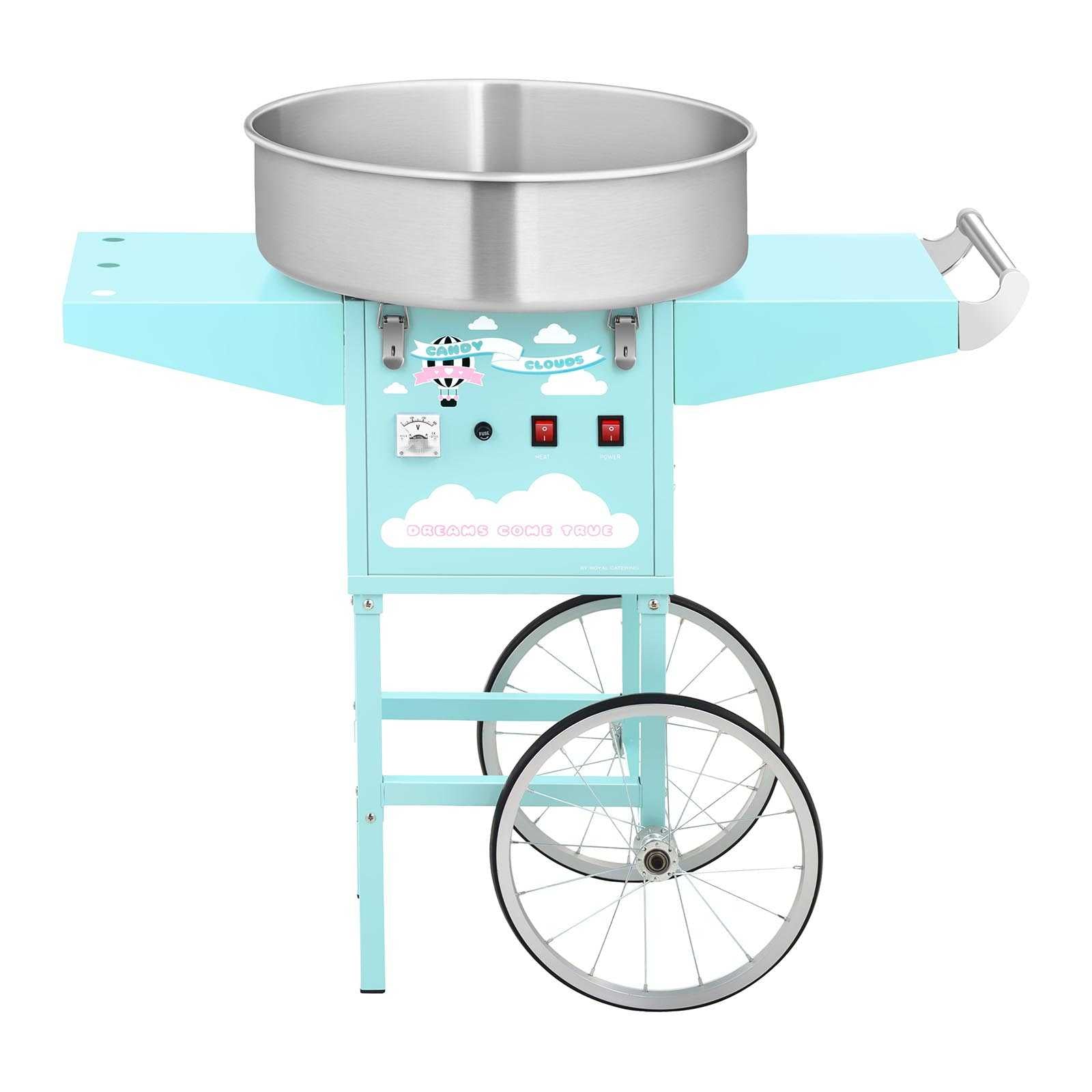 Kitchen Appliances – Mobile cotton candy machine, turquoise, diameter. 520mm - Carlat