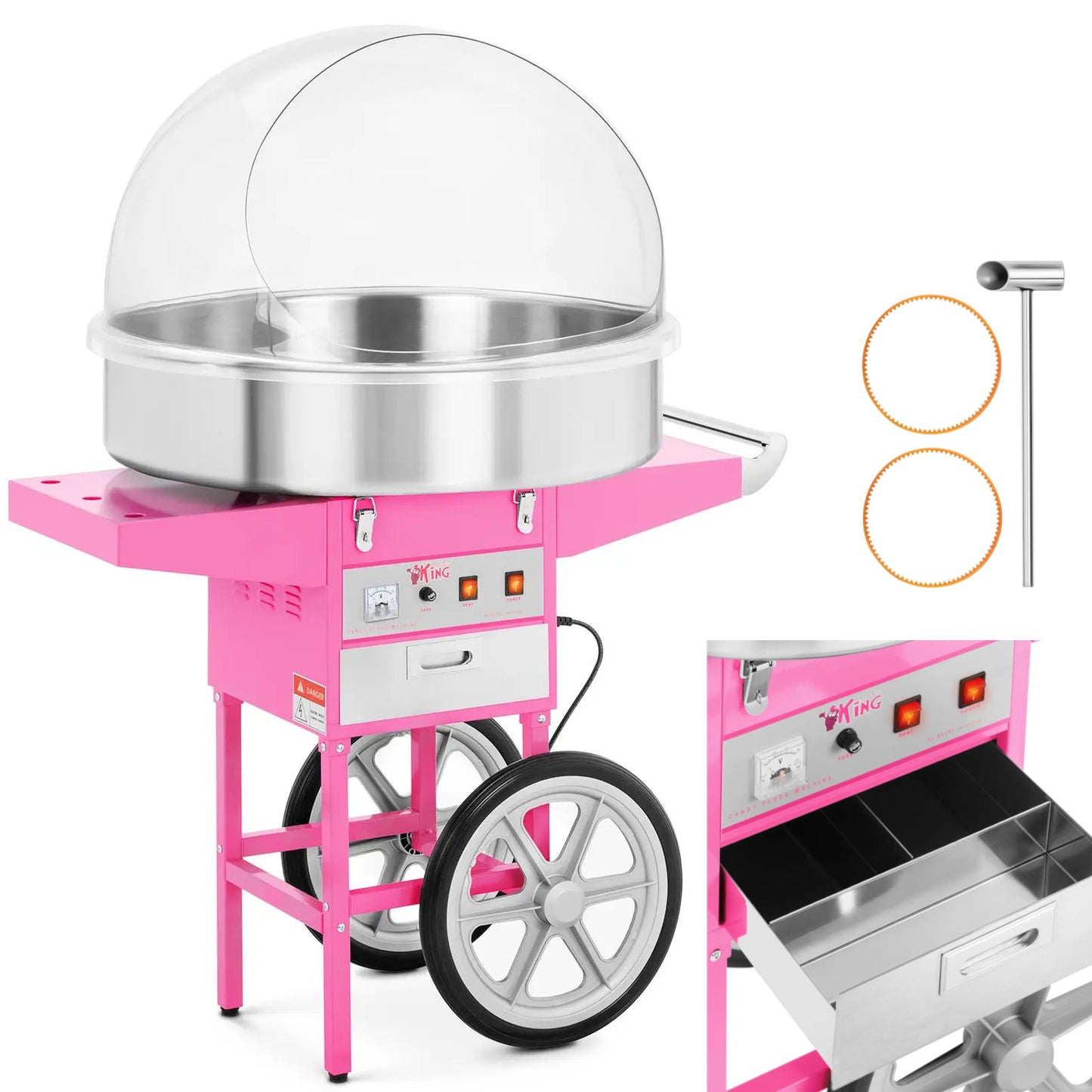 Kitchen Appliances – Mobile cotton candy machine with a BIG - Carlat