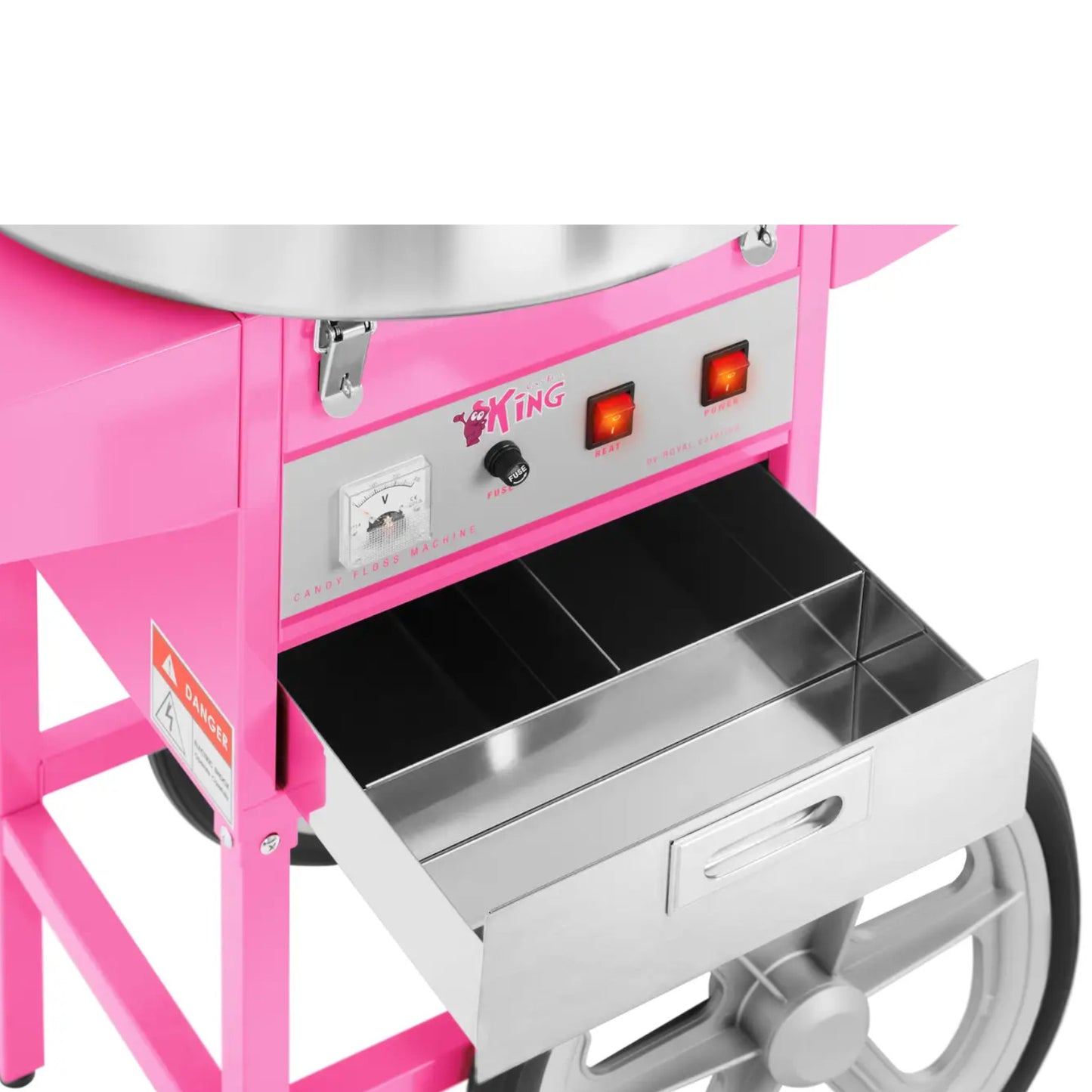 Kitchen Appliances – Mobile cotton candy machine without a cover - Carlat