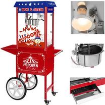 Kitchen Appliances – Mobilna maszyna do popcornu z wózkiem na - Carlat