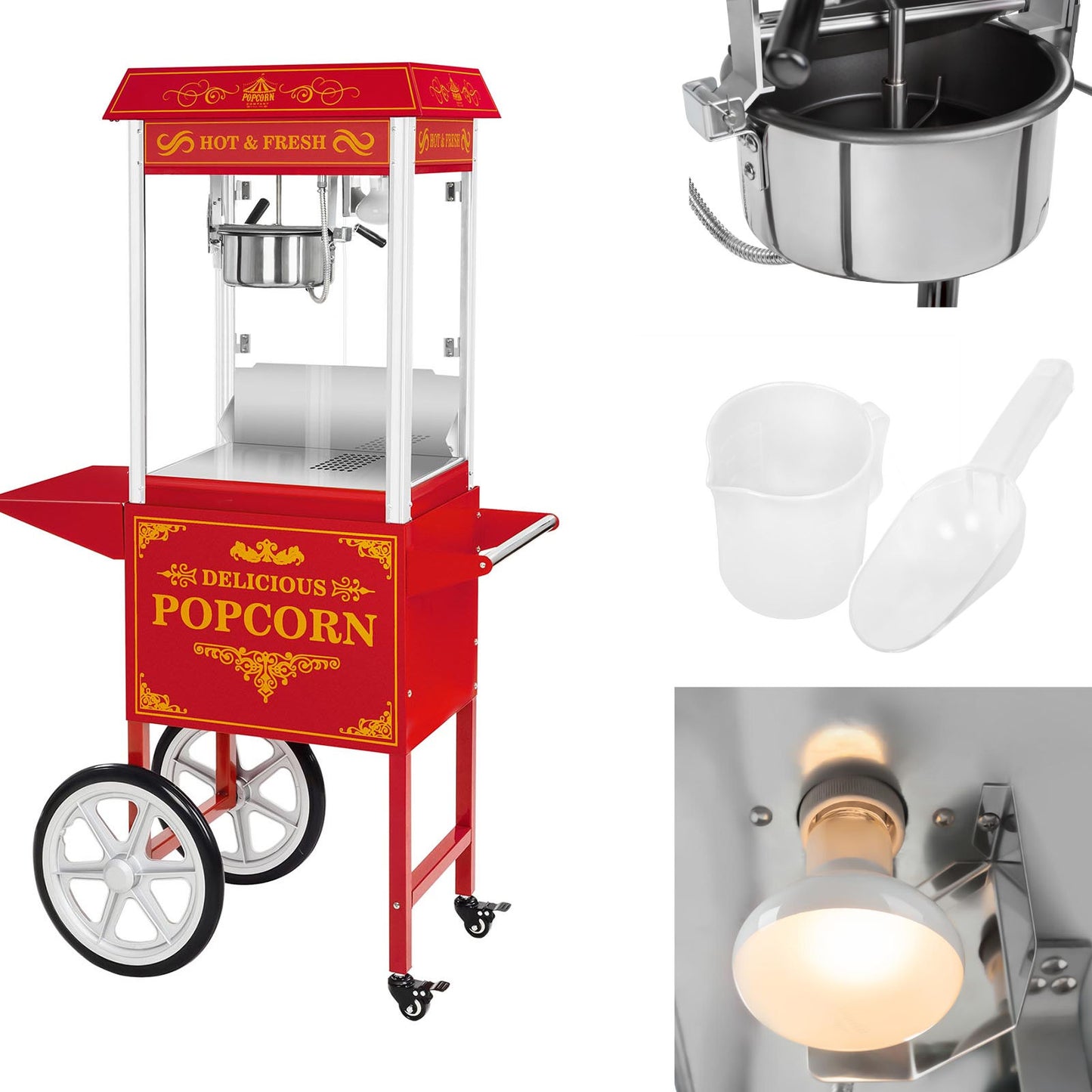Kitchen Appliances – Professional, efficient mobile popcorn machine on a - Carlat