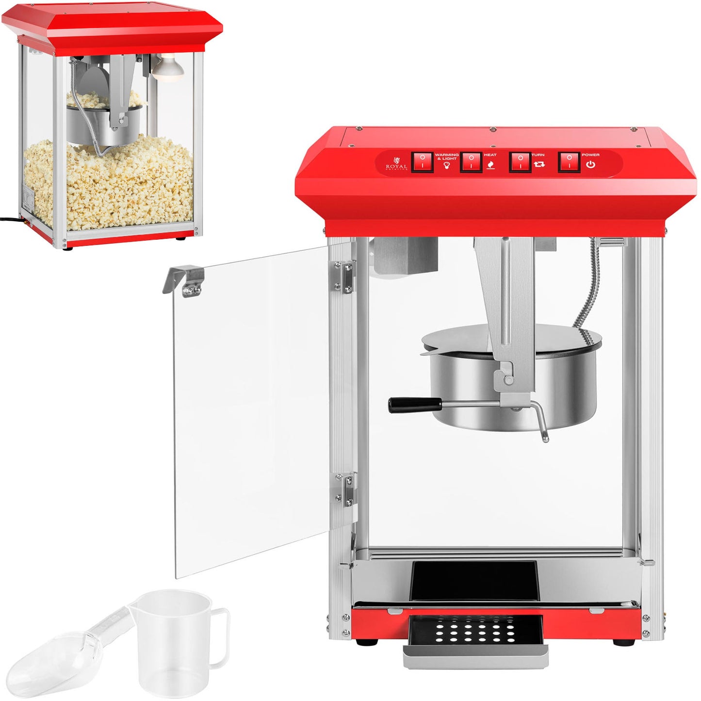 Kitchen Appliances – Professional efficient popcorn machine 1325W Royal Catering - Carlat
