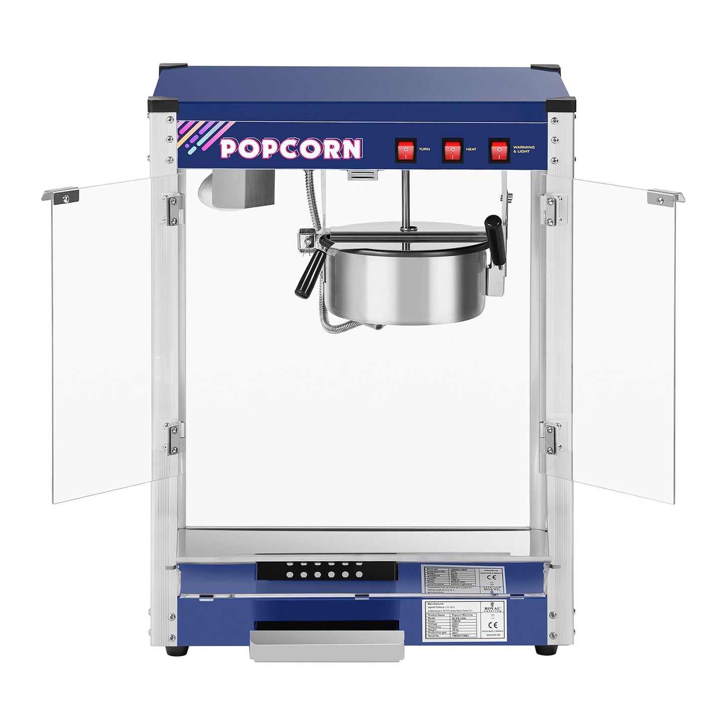 Kitchen Appliances – Professional efficient popcorn machine 1350W 8 oz - Carlat