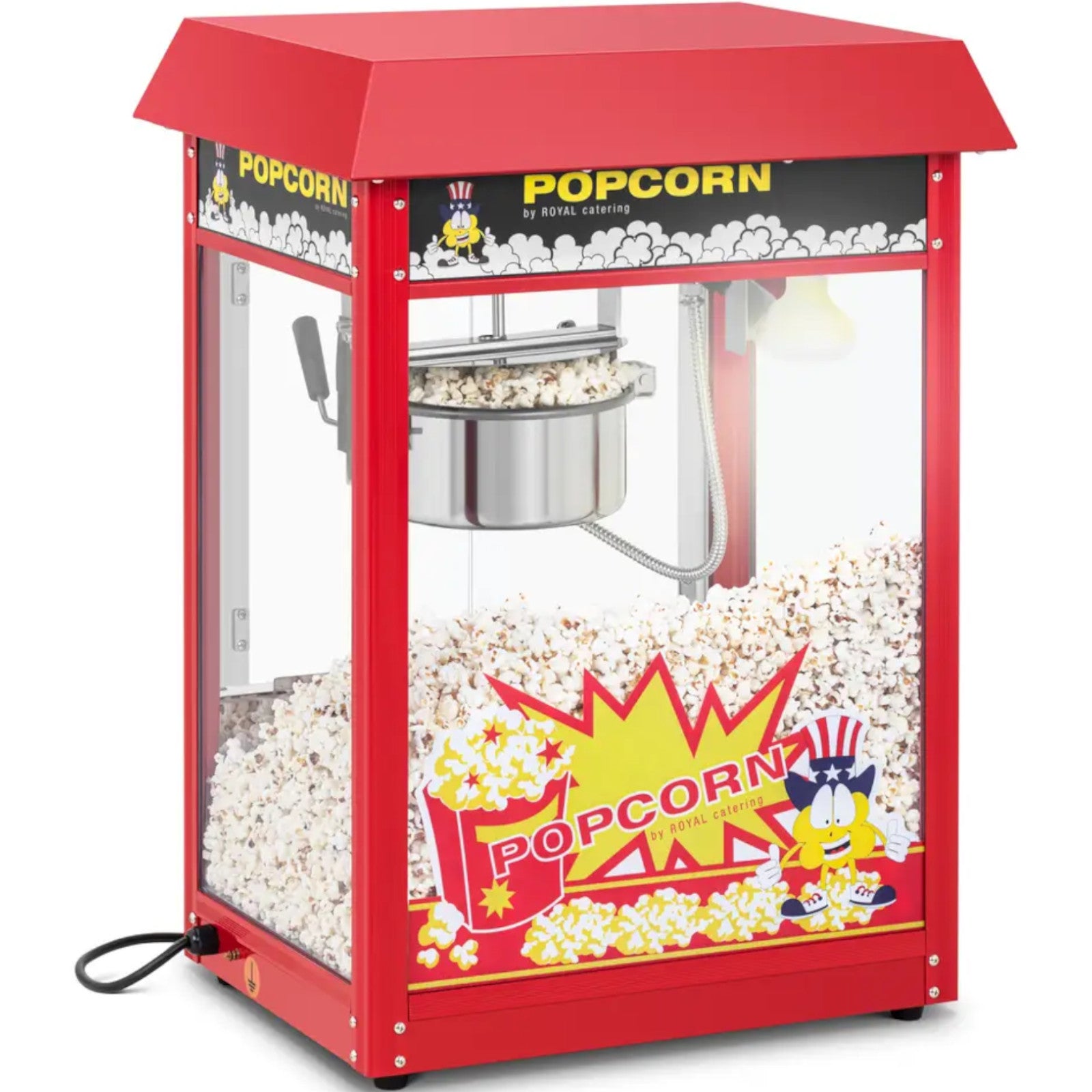 Kitchen Appliances – Retro popcorn popping machine TEFLON 1600 W - Carlat