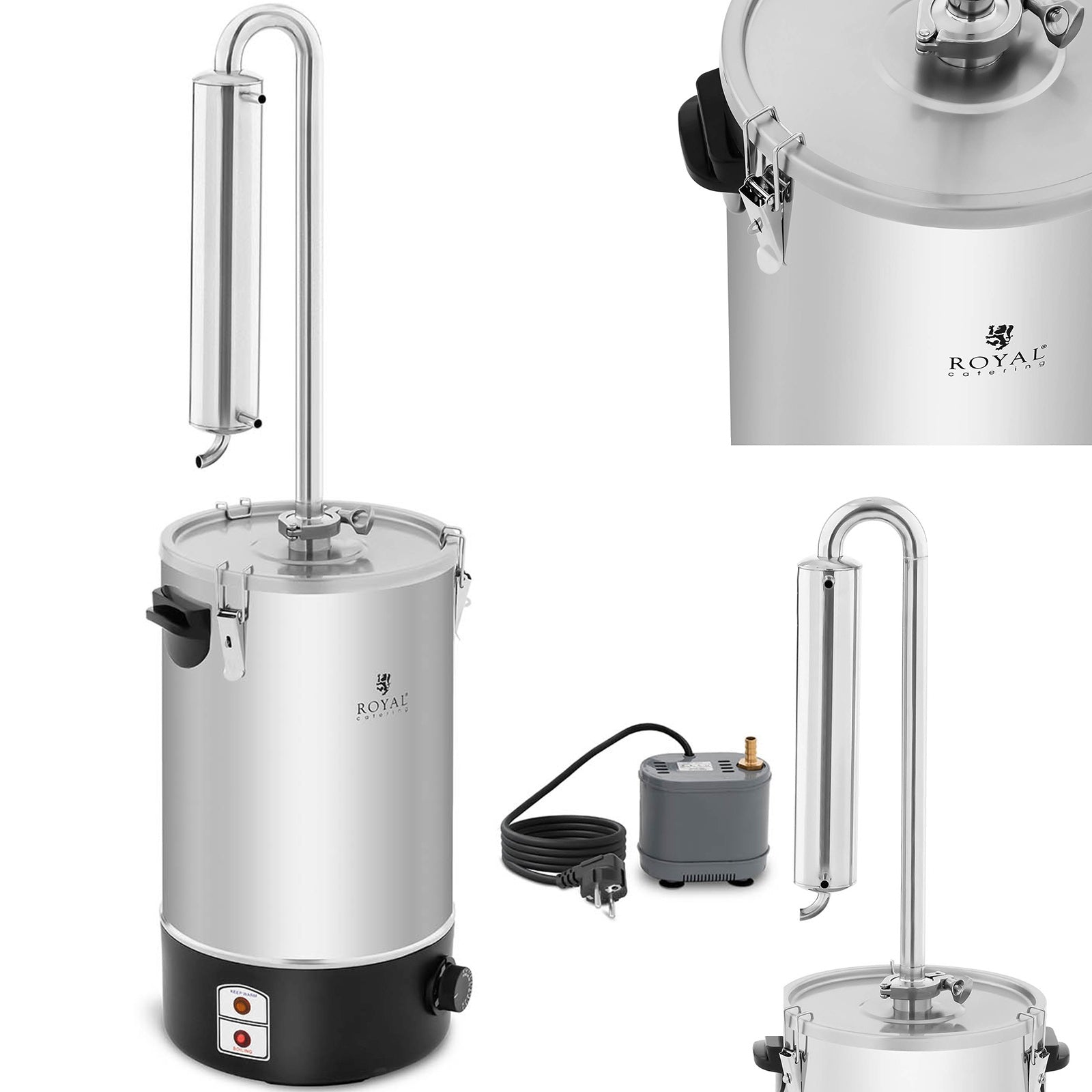 Kitchen Appliances – The distiller purifies water for the production - Carlat