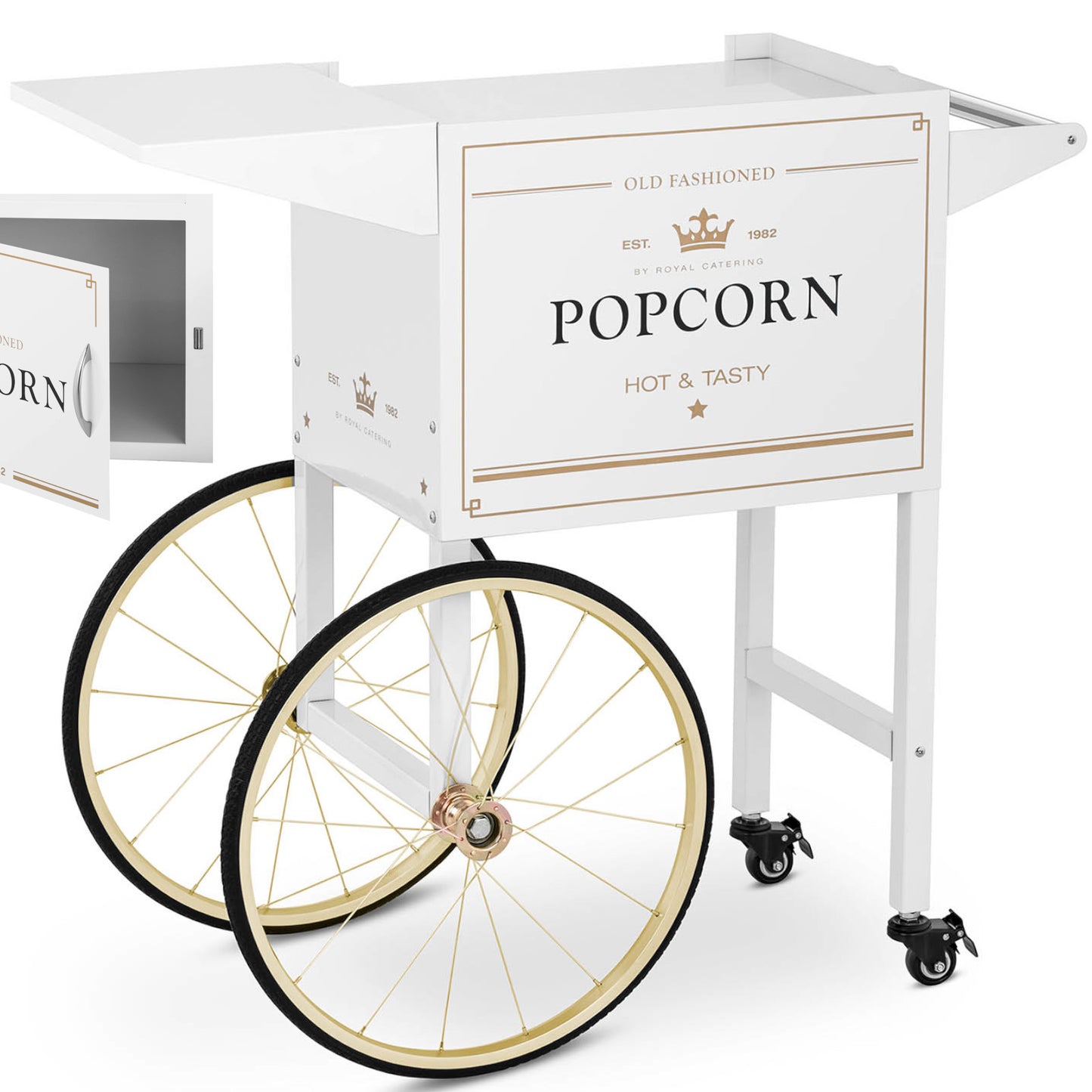 Kitchen Appliances – Trolley base for popcorn machine with retro - Carlat