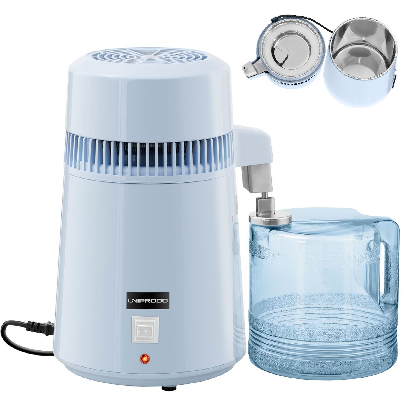 Kitchen Appliances – Water distiller with plastic jug, 4 liters - Carlat