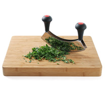 Kitchen Knives – Chopper knife for chopping herbs with a - Carlat